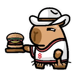 Chigüiro sirviendo hamburguesa Casa de Banquetes Shaddai